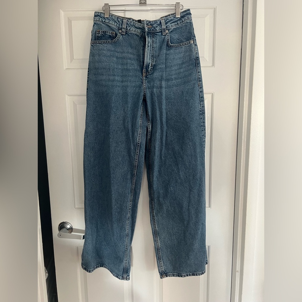 H&M wide leg jeans